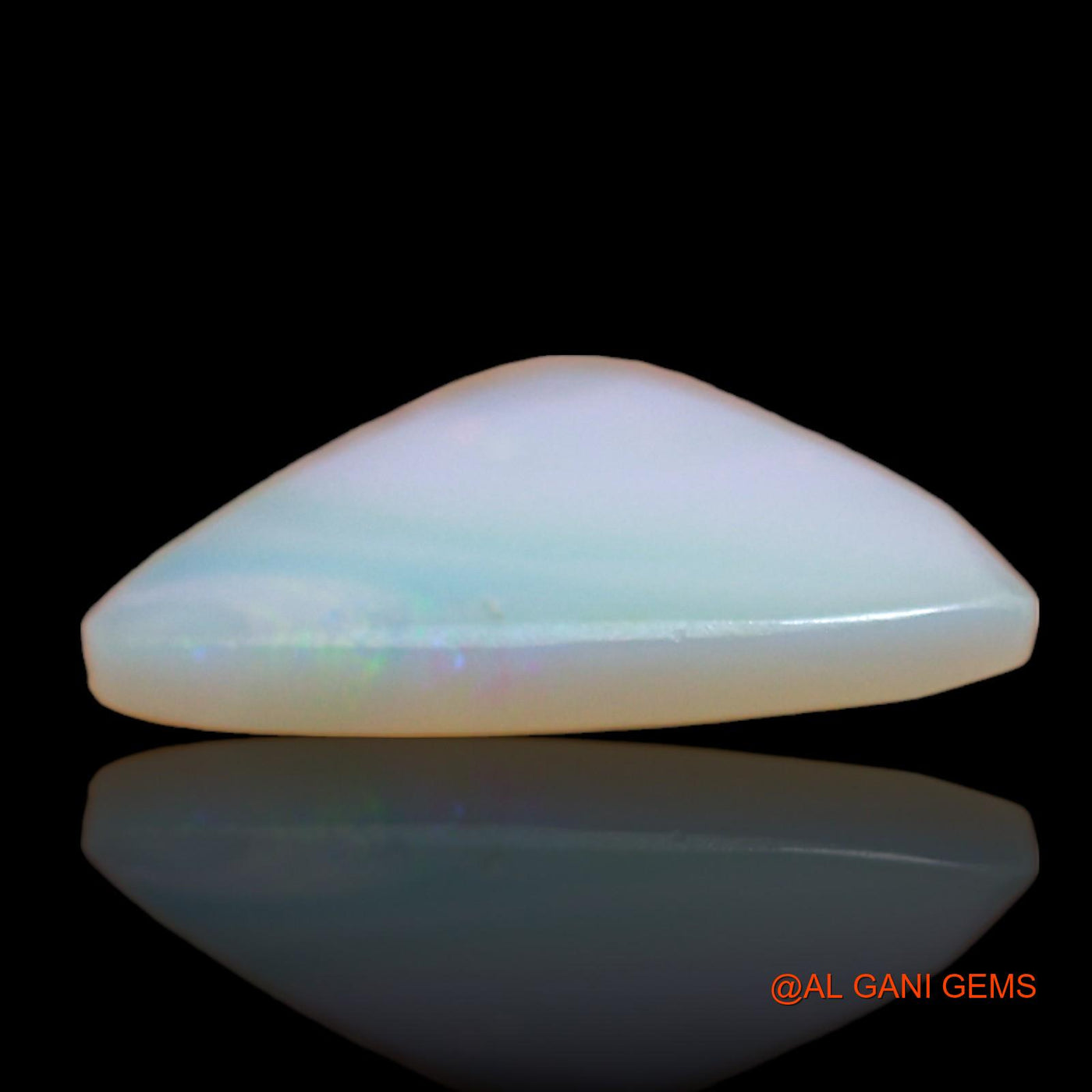 1.00 Cts Natural Australian Fire Opal Trillion Cabochon Loose Gemstone For Jewelry 11x10x2 mm AD-953