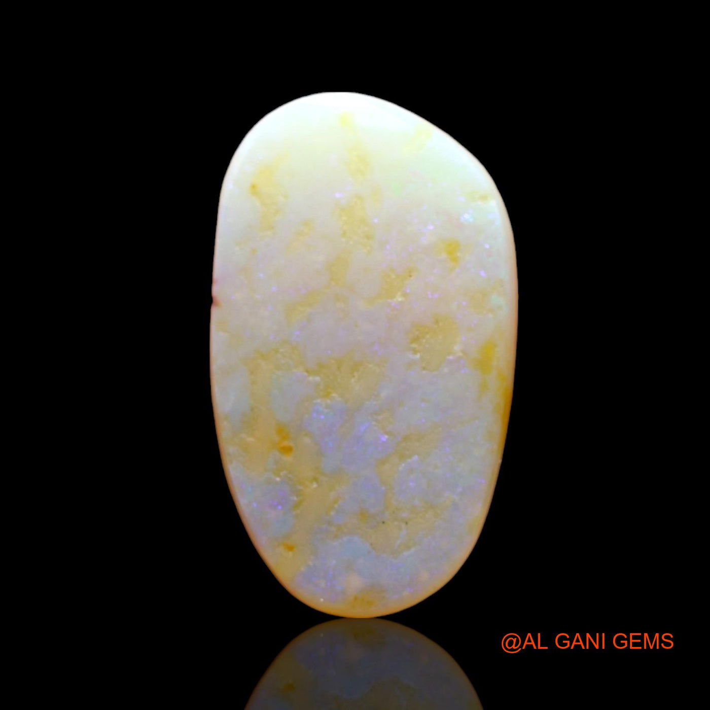 2.00 Cts Natural Australian Fire Opal Oval Cabochon Loose Gemstone For Jewelry 14x8x3 mm AD-954