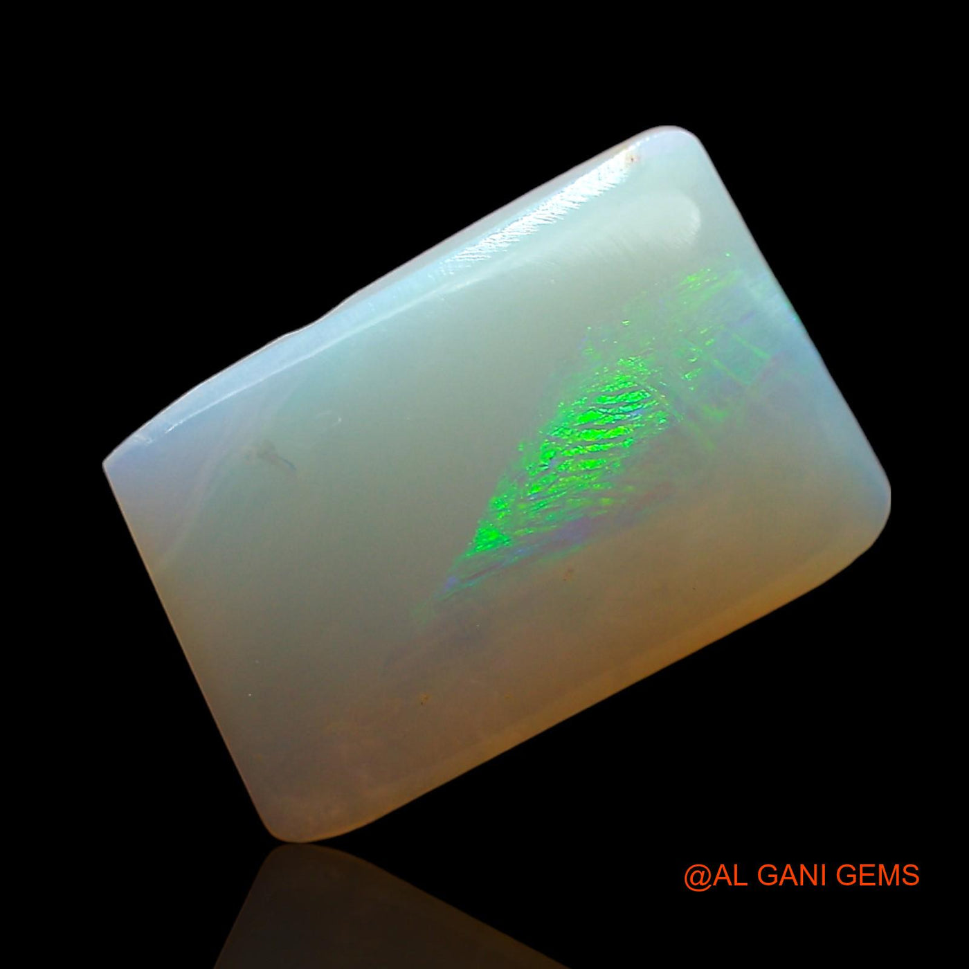 2.00 Cts Natural Australian Fire Opal Loose Gemstone Square Cabochon 12x8x3 mm AD-957