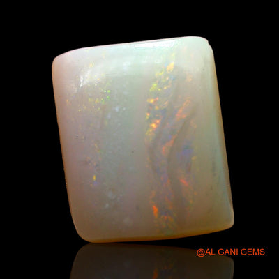4.00 Cts Natural Australian Fire Opal Square Cabochon Loose Gemstone For Jewelry 10x9x5 mm AD-958