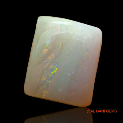 4.00 Cts Natural Australian Fire Opal Square Cabochon Loose Gemstone For Jewelry 10x9x5 mm AD-958