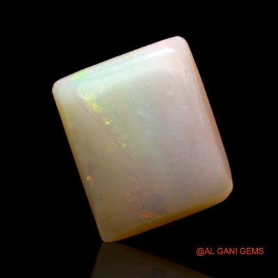 4.00 Cts Natural Australian Fire Opal Square Cabochon Loose Gemstone For Jewelry 10x9x5 mm AD-958