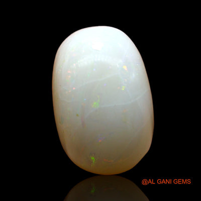 Natural Untreated Fire Opal Loose Gemstone Oval Cabochon From Australia 3.00 Cts 12x8x4 mm AD-959