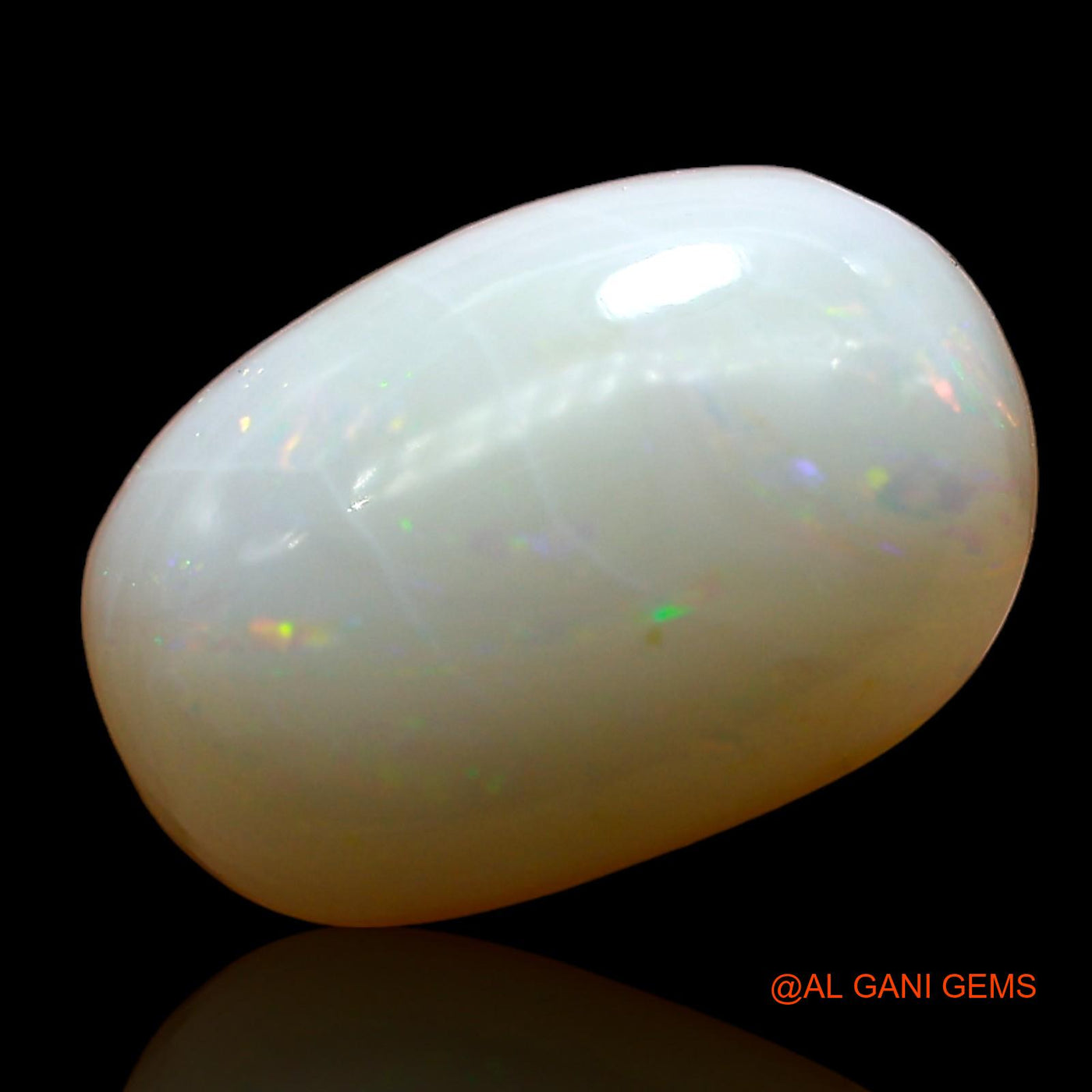 Natural Untreated Fire Opal Loose Gemstone Oval Cabochon From Australia 3.00 Cts 12x8x4 mm AD-959