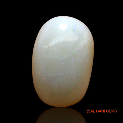 Natural Untreated Fire Opal Loose Gemstone Oval Cabochon From Australia 3.00 Cts 12x8x4 mm AD-959