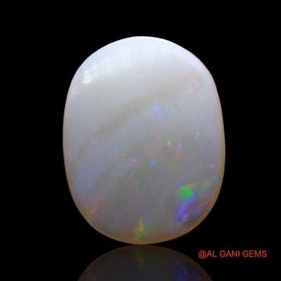Natural Untreated Fire Opal Loose Gemstone Oval Cabochon From Australia 2.00 Cts 14x11x2 mm AD-95