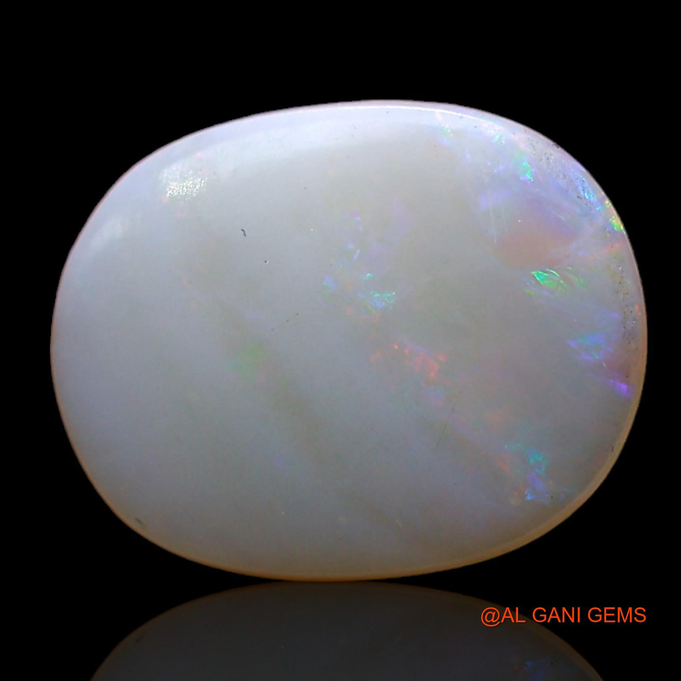 Natural Untreated Fire Opal Loose Gemstone Oval Cabochon From Australia 2.00 Cts 14x11x2 mm AD-95