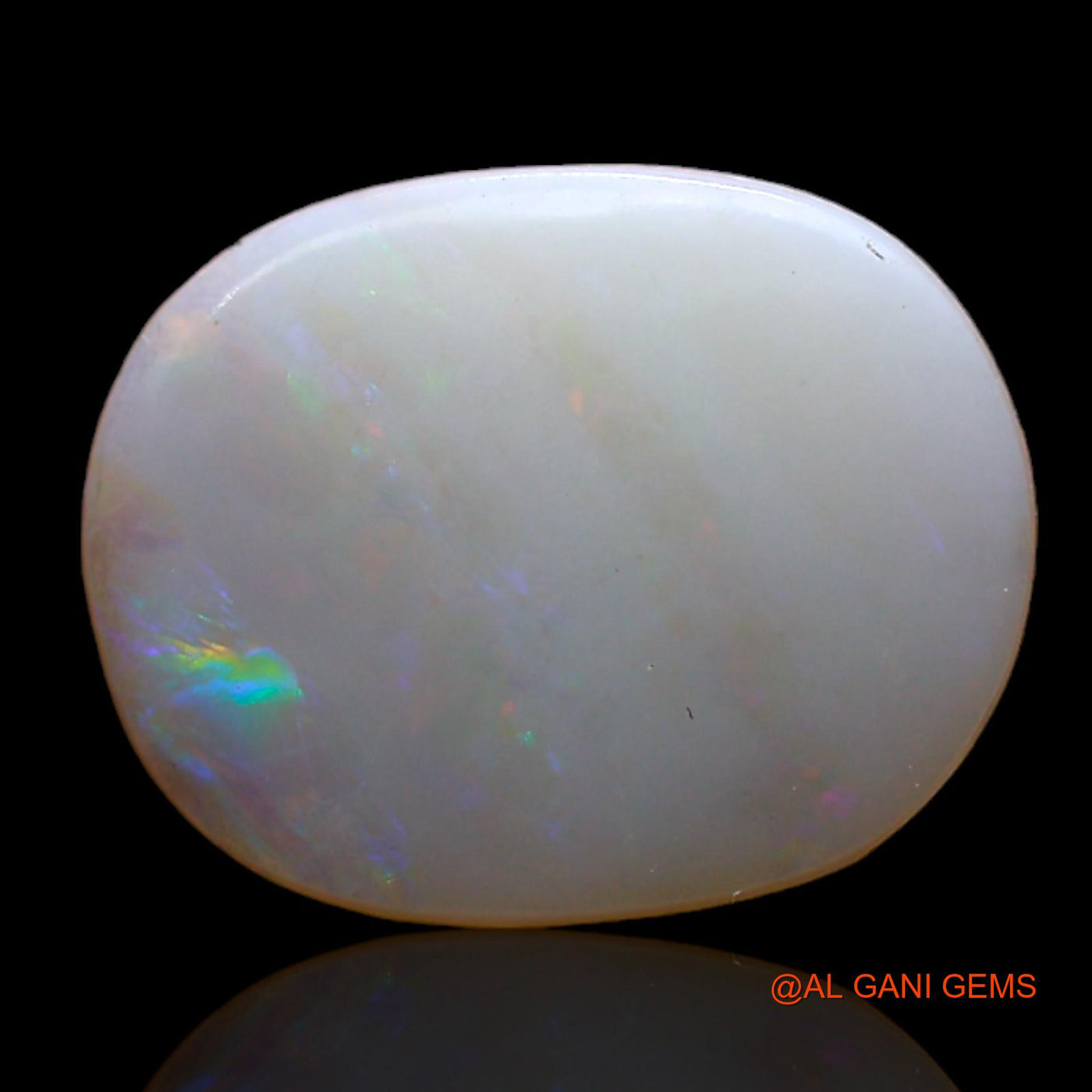 Natural Untreated Fire Opal Loose Gemstone Oval Cabochon From Australia 2.00 Cts 14x11x2 mm AD-95