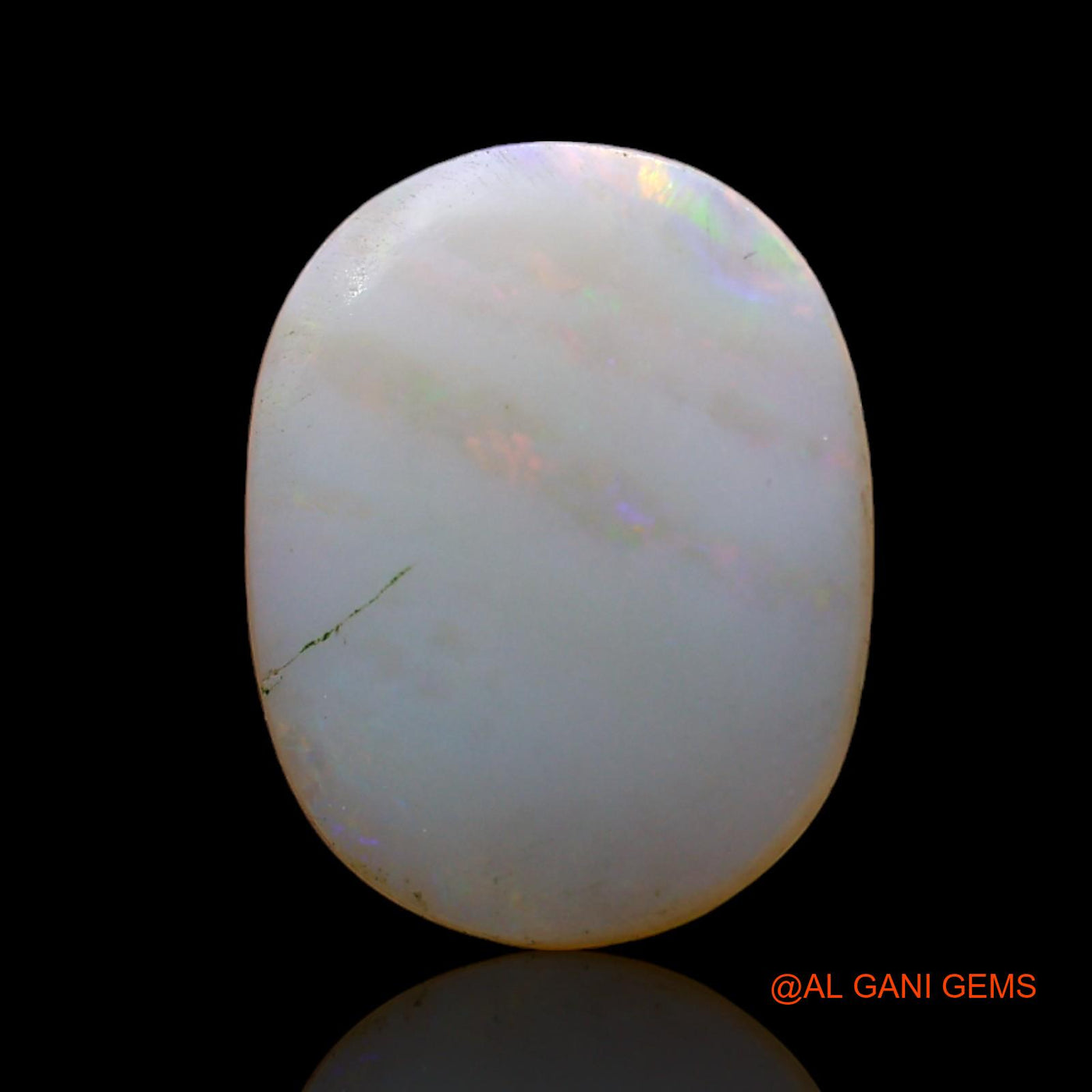 Natural Untreated Fire Opal Loose Gemstone Oval Cabochon From Australia 2.00 Cts 14x11x2 mm AD-95