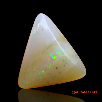 Natural Untreated Fire Opal Loose Gemstone Trillion Cabochon From Australia 2.00 Cts 11x10x3 mm AD-960
