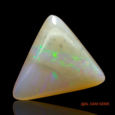 Natural Untreated Fire Opal Loose Gemstone Trillion Cabochon From Australia 2.00 Cts 11x10x3 mm AD-960