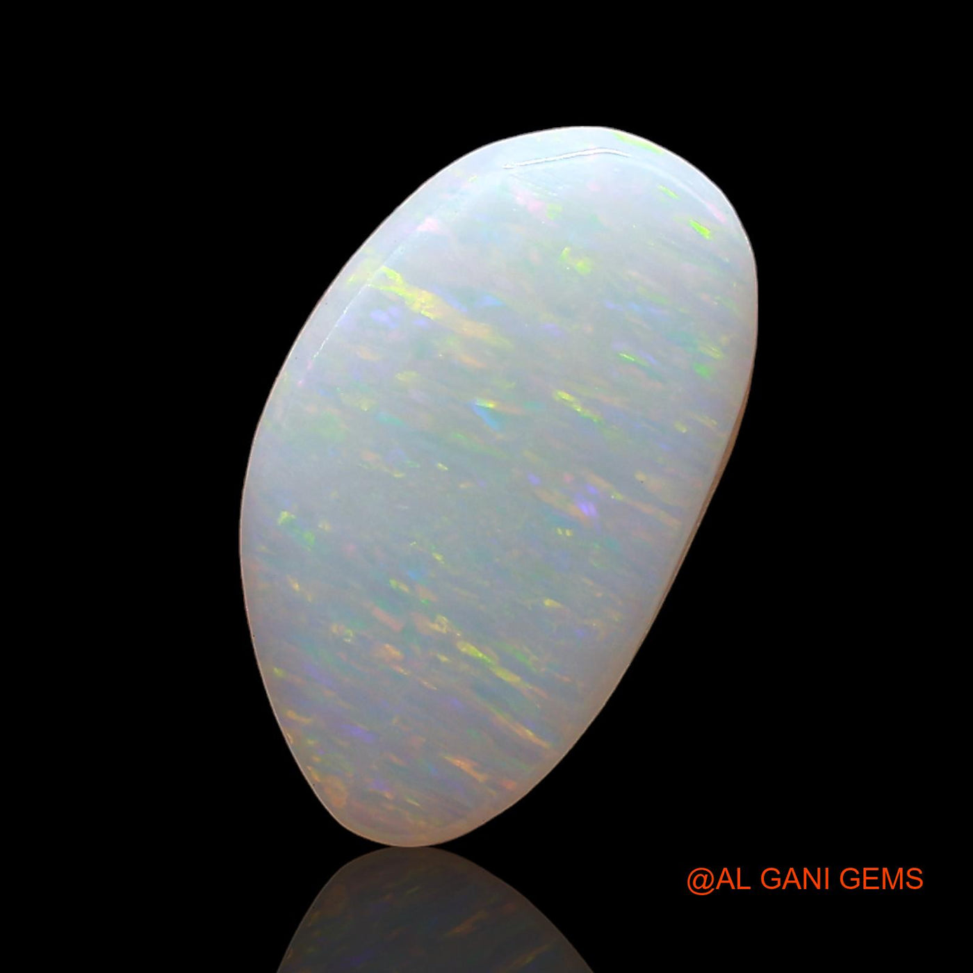 2.00 Cts Natural Australian Fire Opal Loose Gemstone Fancy Cabochon 13x8x2 mm AD-961