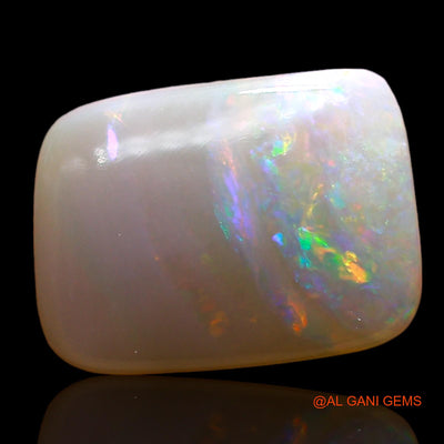 Natural Fire Opal Gemstone 2.00 Cts Loose Square Cabochon From Australia 11x8x3 mm AD-962