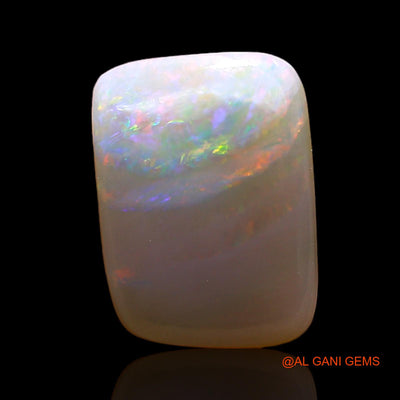 Natural Fire Opal Gemstone 2.00 Cts Loose Square Cabochon From Australia 11x8x3 mm AD-962