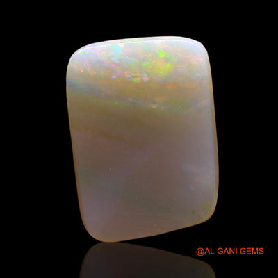 Natural Fire Opal Gemstone 2.00 Cts Loose Square Cabochon From Australia 11x8x3 mm AD-962