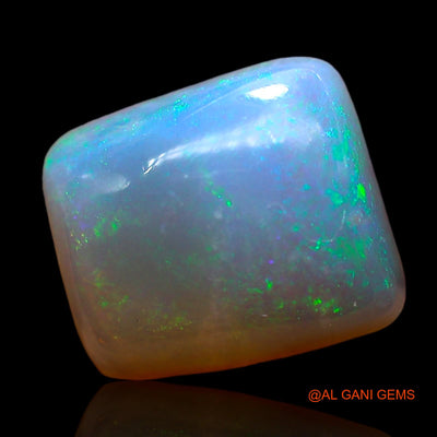 3.00 Cts Natural Australian Fire Opal Loose Gemstone Square Cabochon 10x9x4 mm AD-965