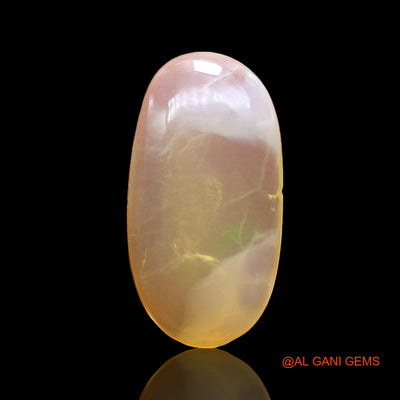 Natural Untreated Fire Opal Loose Gemstone Oval Cabochon From Australia 2.00 Cts 14x7x3 mm AD-966