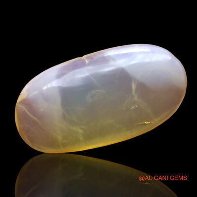 Natural Untreated Fire Opal Loose Gemstone Oval Cabochon From Australia 2.00 Cts 14x7x3 mm AD-966