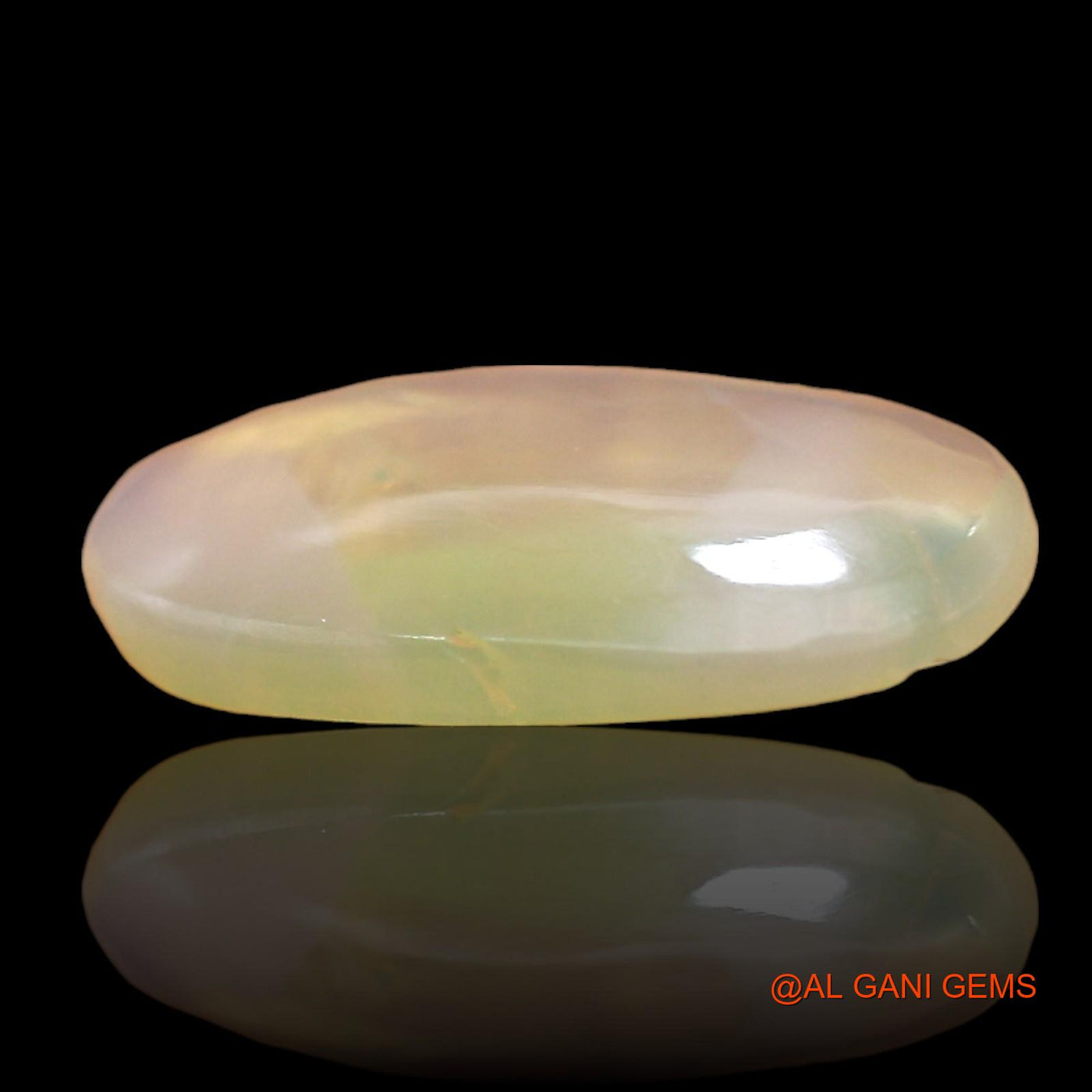 Natural Untreated Fire Opal Loose Gemstone Oval Cabochon From Australia 2.00 Cts 14x7x3 mm AD-966