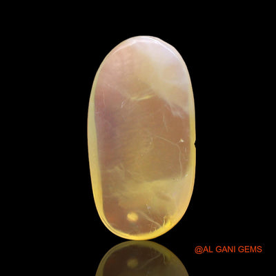 Natural Untreated Fire Opal Loose Gemstone Oval Cabochon From Australia 2.00 Cts 14x7x3 mm AD-966