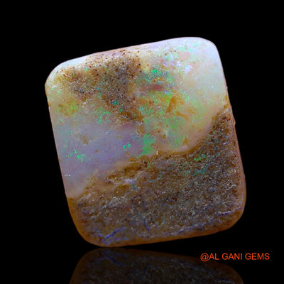 2.00 Cts Natural Australian Fire Opal Loose Gemstone Square Cabochon 10x9x3 mm AD-968