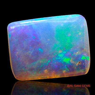 1.00 Cts Natural Australian Fire Opal Loose Gemstone Square Cabochon 10x8x2 mm AD-970