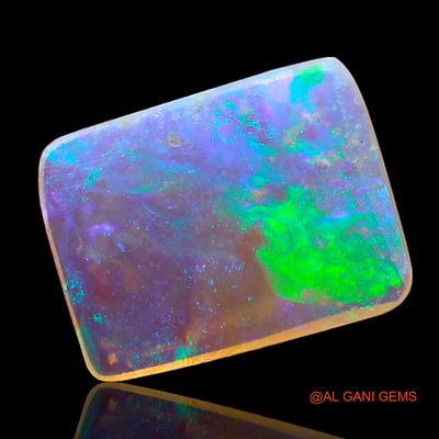 1.00 Cts Natural Australian Fire Opal Loose Gemstone Square Cabochon 10x8x2 mm AD-970