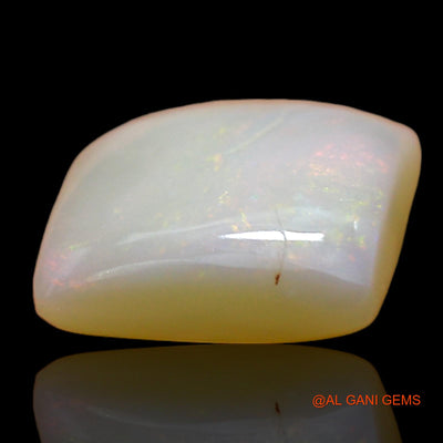 Natural Untreated Fire Opal Loose Gemstone Square Cabochon From Australia 3.00 Cts 10x9x5 mm AD-971