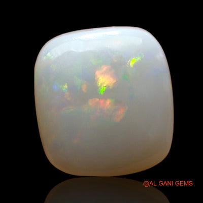 Natural Fire Opal Gemstone 3.00 Cts Loose Square Cabochon From Australia 10x9x3 mm AD-972