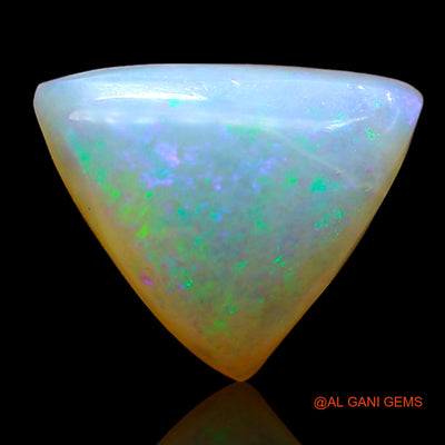 2.00 Cts Natural Australian Fire Opal Loose Gemstone Trillion Cabochon 10x9x3 mm AD-973