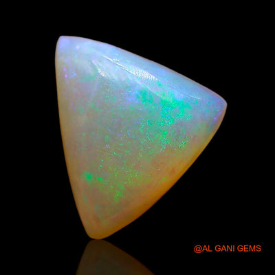 2.00 Cts Natural Australian Fire Opal Loose Gemstone Trillion Cabochon 10x9x3 mm AD-973