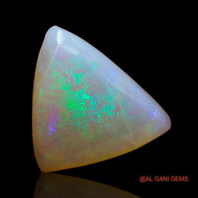 2.00 Cts Natural Australian Fire Opal Loose Gemstone Trillion Cabochon 10x9x3 mm AD-973