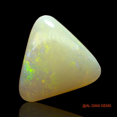 Natural Untreated Fire Opal Loose Gemstone Trillion Cabochon From Australia 1.00 Cts 10x10x2 mm AD-975