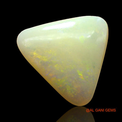 Natural Untreated Fire Opal Loose Gemstone Trillion Cabochon From Australia 1.00 Cts 10x10x2 mm AD-975