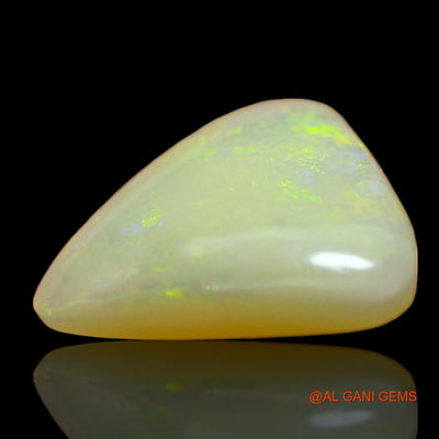 Natural Untreated Fire Opal Loose Gemstone Trillion Cabochon From Australia 1.00 Cts 10x10x2 mm AD-975