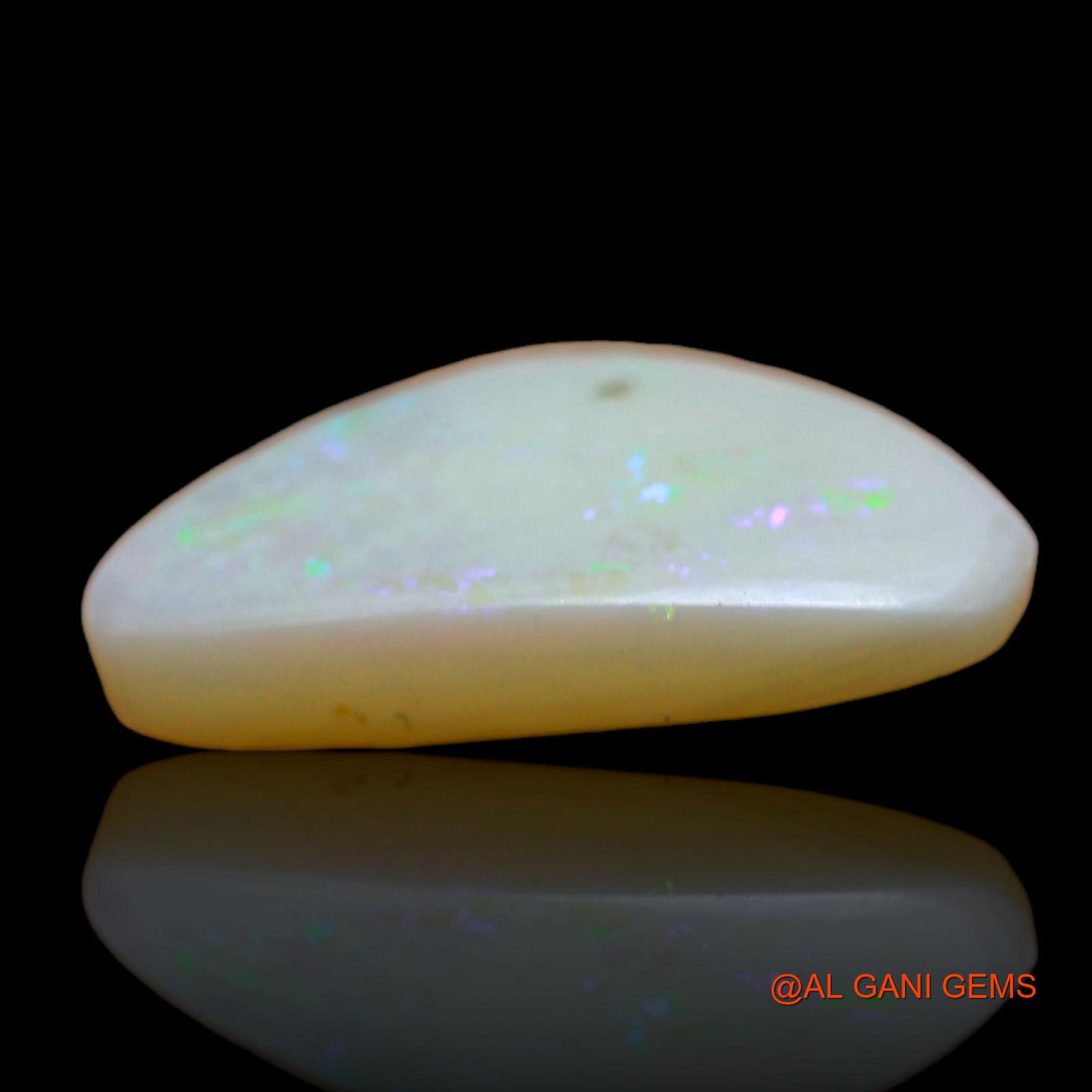 1.00 Cts Natural Australian Fire Opal Loose Gemstone Fancy Cabochon 13x8x3 mm AD-976