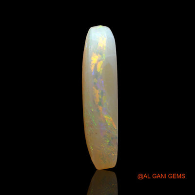 1.00 Cts Natural Australian Fire Opal Loose Gemstone Pear Cabochon 14x8x3 mm AD-977