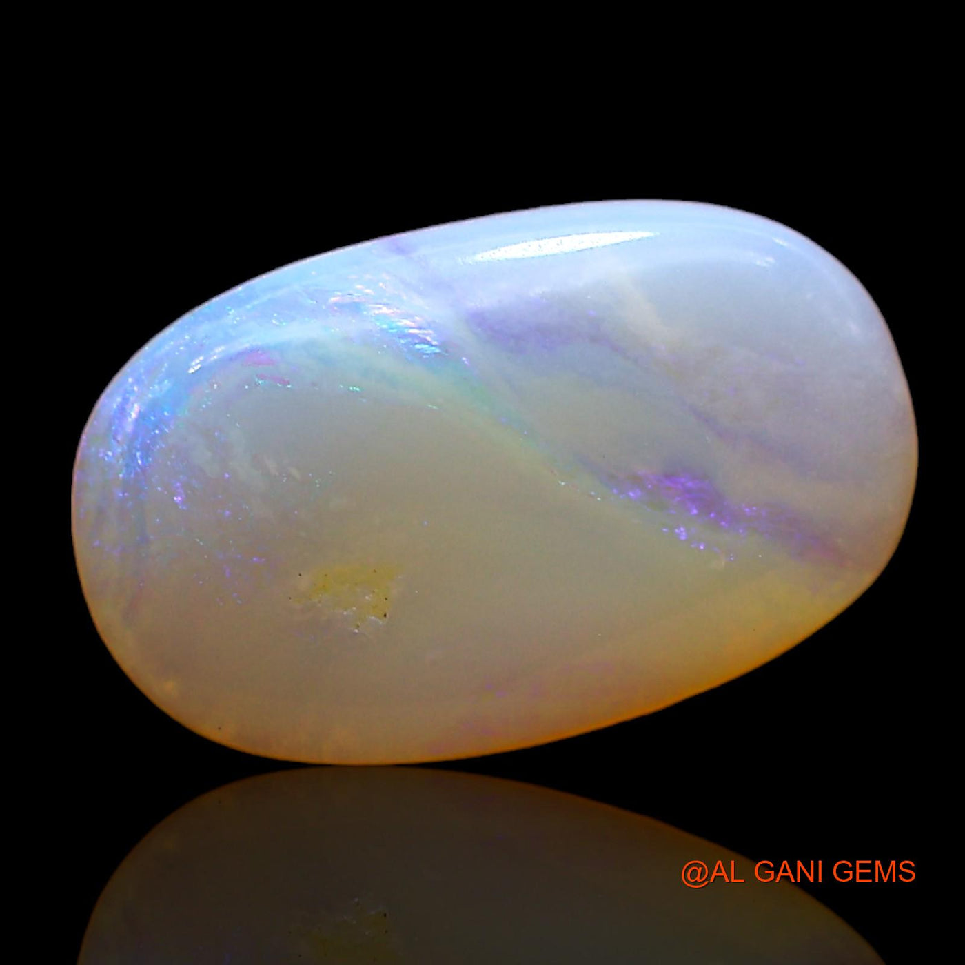 1.00 Cts Natural Australian Fire Opal Loose Gemstone Oval Cabochon 12x7x2 mm AD-979