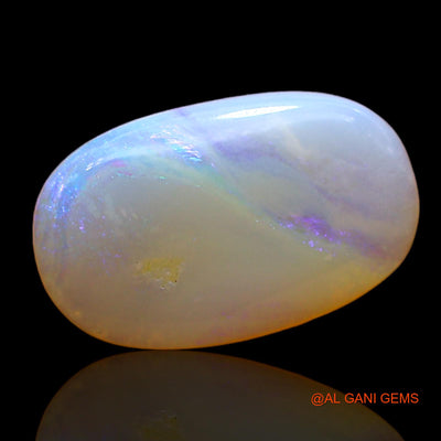 1.00 Cts Natural Australian Fire Opal Loose Gemstone Oval Cabochon 12x7x2 mm AD-979