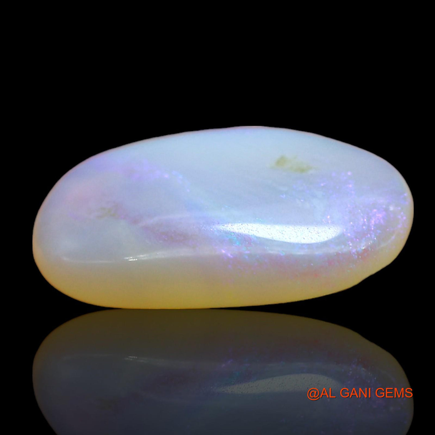 1.00 Cts Natural Australian Fire Opal Loose Gemstone Oval Cabochon 12x7x2 mm AD-979