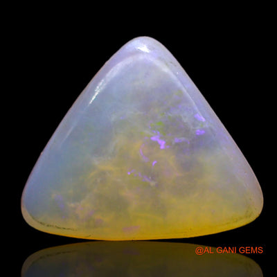 3.00 Cts Natural Australian Fire Opal Loose Gemstone Trillion Cabochon 12x11x3 mm AD-97