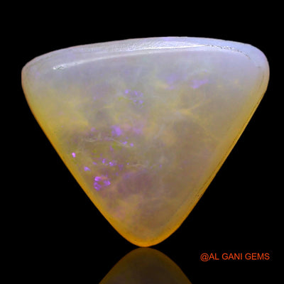 3.00 Cts Natural Australian Fire Opal Loose Gemstone Trillion Cabochon 12x11x3 mm AD-97