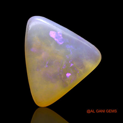 3.00 Cts Natural Australian Fire Opal Loose Gemstone Trillion Cabochon 12x11x3 mm AD-97