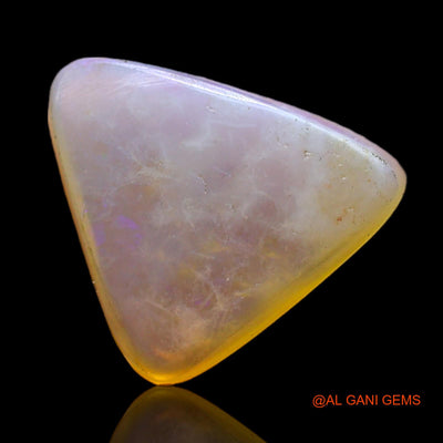 3.00 Cts Natural Australian Fire Opal Loose Gemstone Trillion Cabochon 12x11x3 mm AD-97
