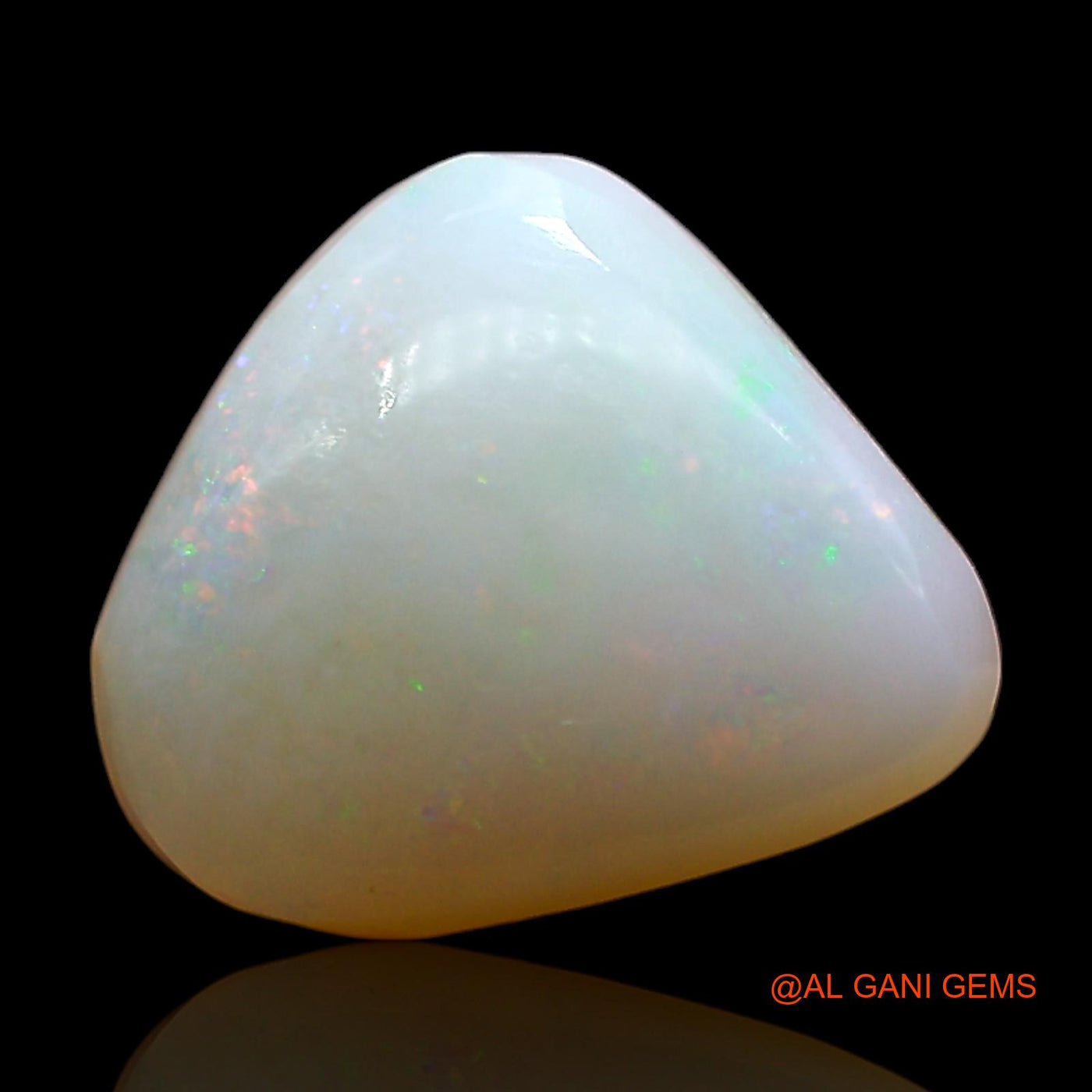 3.00 Cts Natural Australian Fire Opal Trillion Cabochon Loose Gemstone For Jewelry 10x10x4 mm AD-981