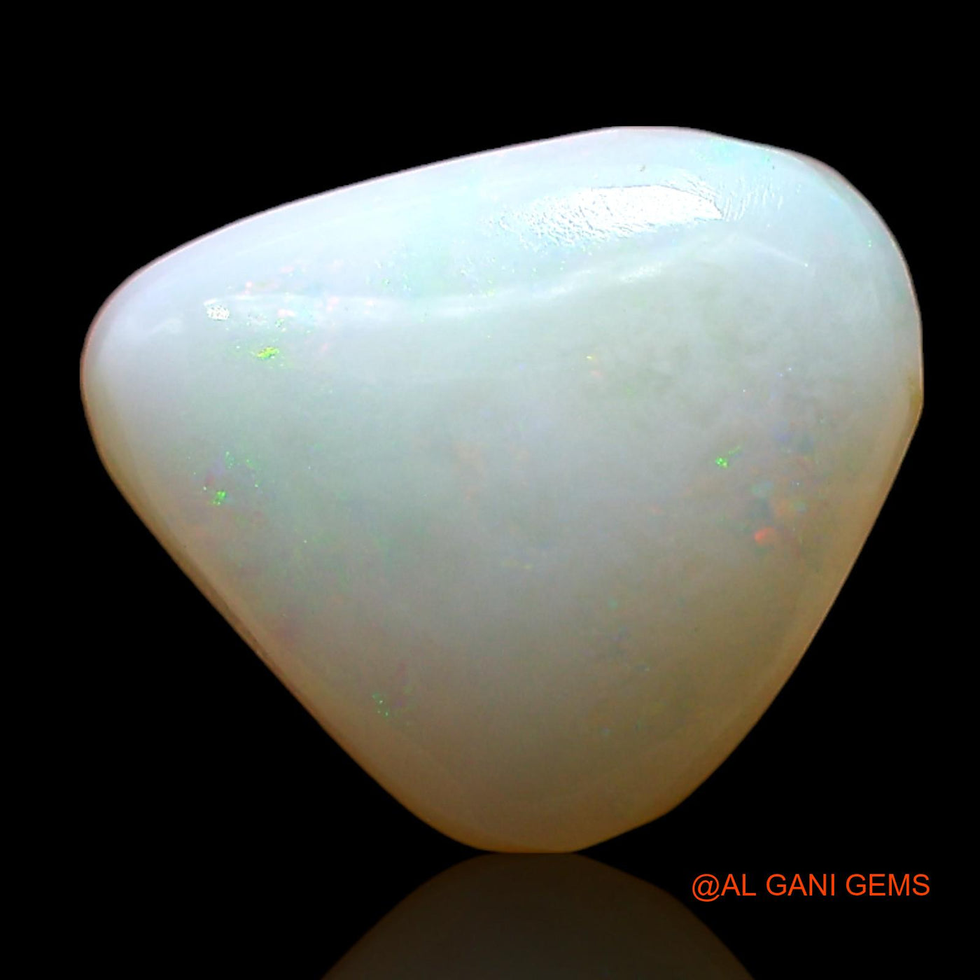 3.00 Cts Natural Australian Fire Opal Trillion Cabochon Loose Gemstone For Jewelry 10x10x4 mm AD-981