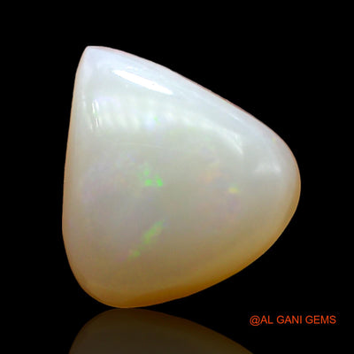 Natural Fire Opal Gemstone 3.00 Cts Loose Pear Cabochon From Australia 11x10x4 mm AD-982