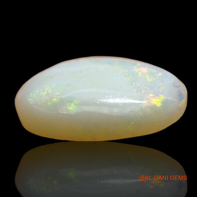 1.00 Cts Unheated Australian Fire Opal Loose Gemstone Oval Cabochon Natural 11x8x3 mm AD-983