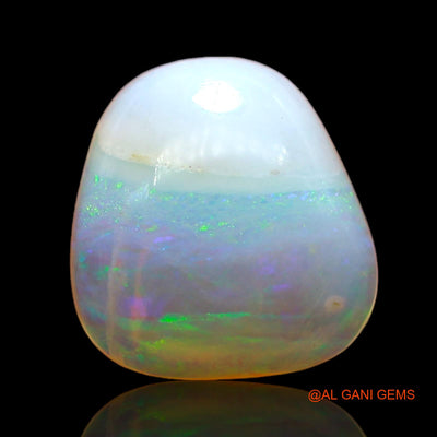 Natural Untreated Fire Opal Loose Gemstone Fancy Cabochon From Australia 2.00 Cts 10x9x3 mm AD-985