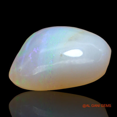 Natural Untreated Fire Opal Loose Gemstone Fancy Cabochon From Australia 2.00 Cts 10x9x3 mm AD-985